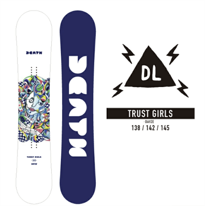レディースボード 3点 DEATHLABEL TRUSTGIRLS 142cm レディースボード 3点 DEATHLABEL TRUSTGIRLS 142cm